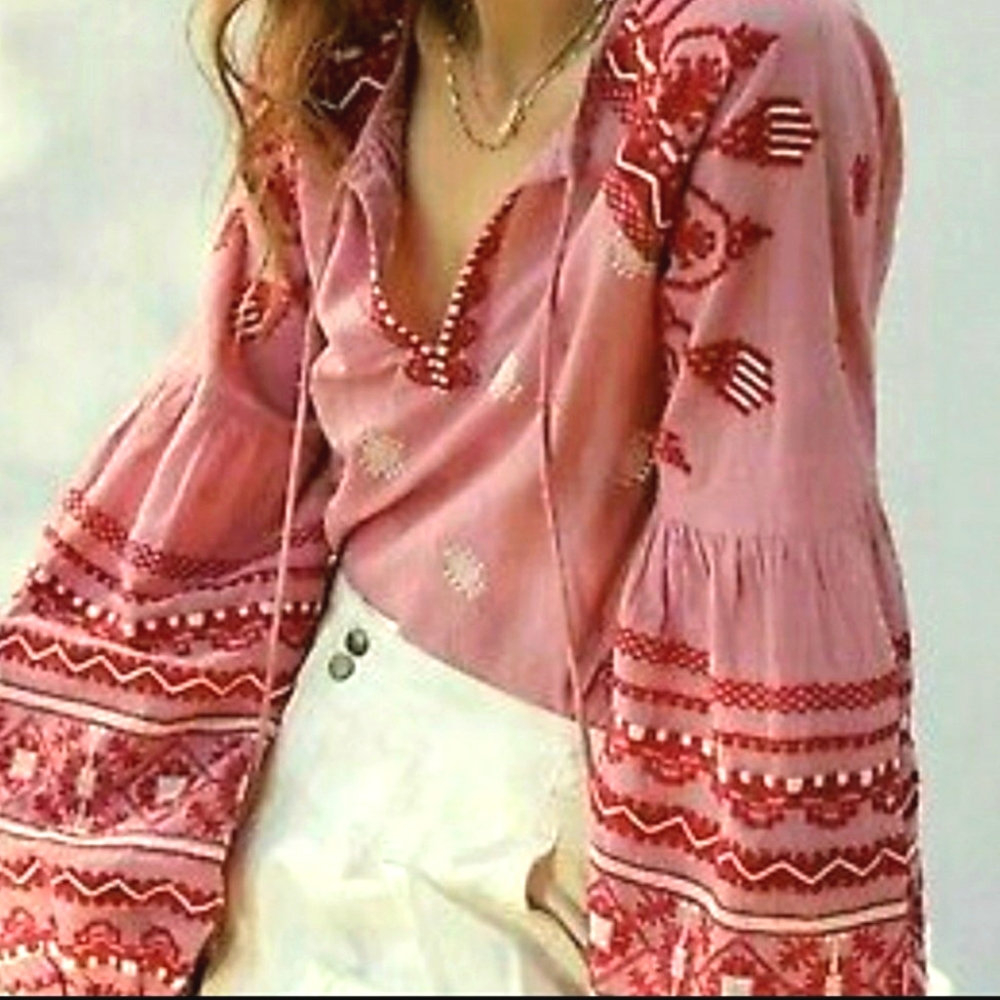 Anthropologie (Seen Worn Kept) Jana Blouse (Size 14)